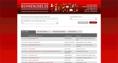 Desktop Screenshot of buehnenjobs.de